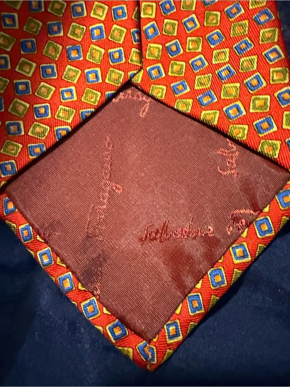 Salvatore Ferragamo bold orange